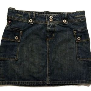 Polo Megan Cargo Denim Skirt